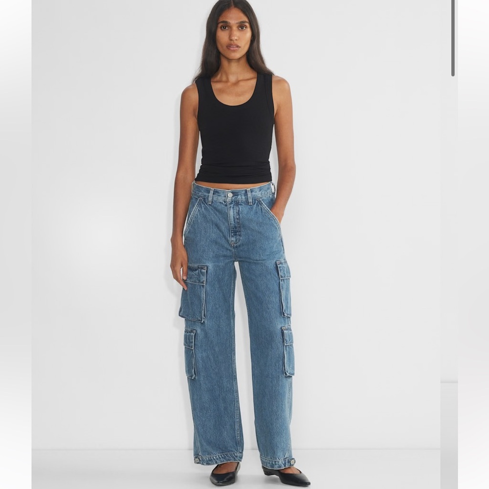 Aritzia Denim Forum The 99s Millie Hi-rise cargo jeans, size 26